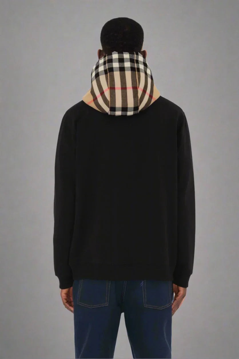 Check Zip Hoodie