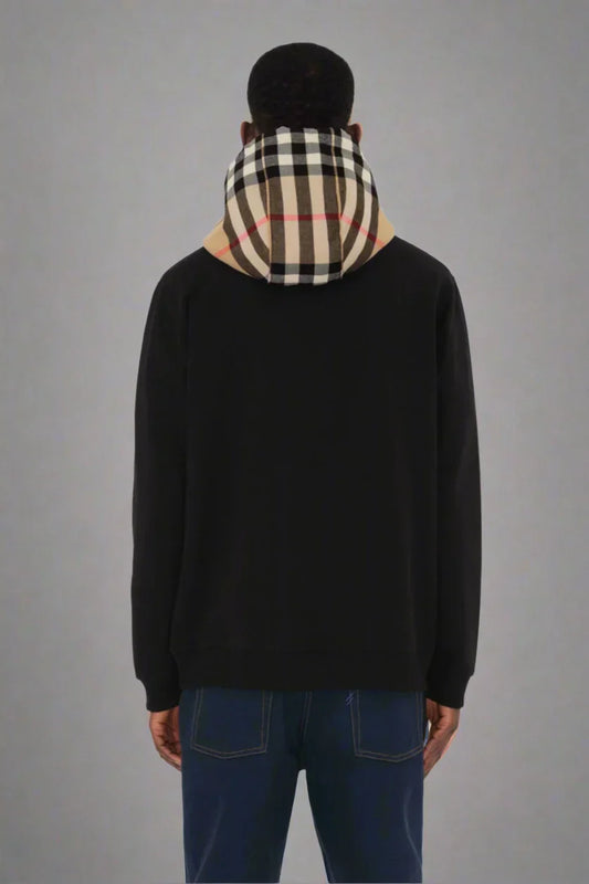 Check Zip Hoodie