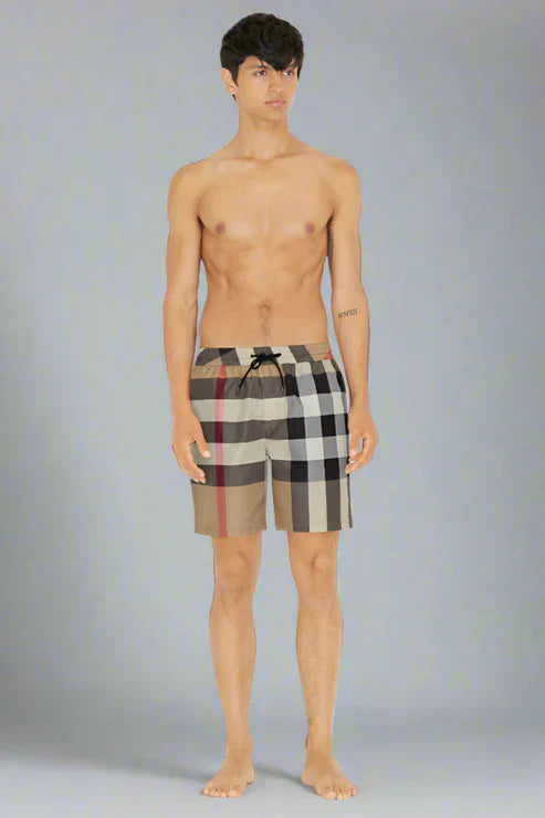 Tiled Print Shorts