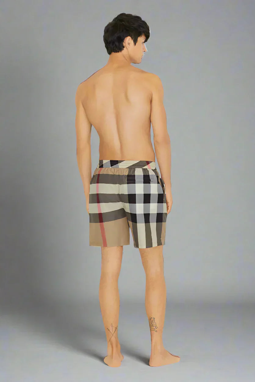 Tiled Print Shorts
