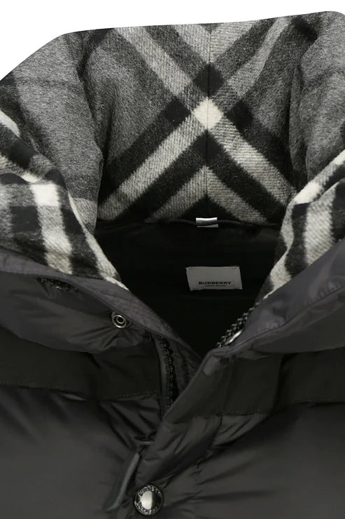 Check Detachable Puffer Jacket