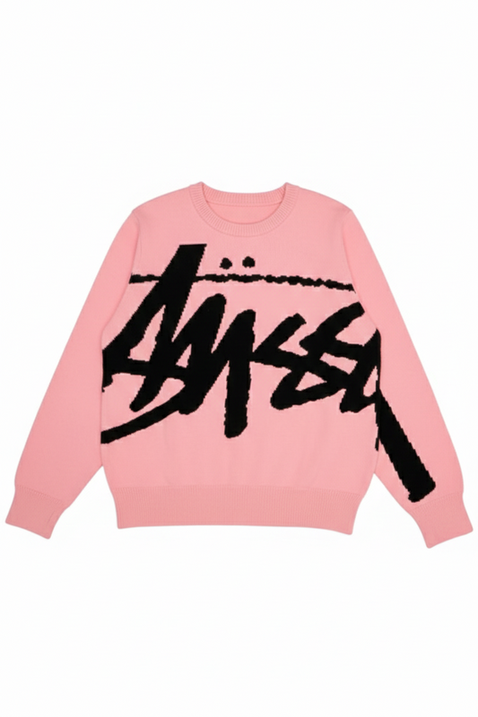 Pink Stock Sweater