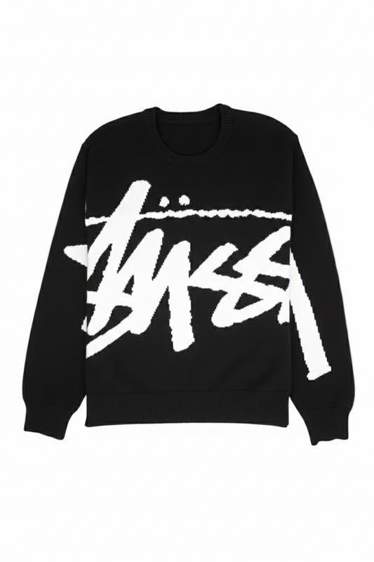 Black Stock Sweater